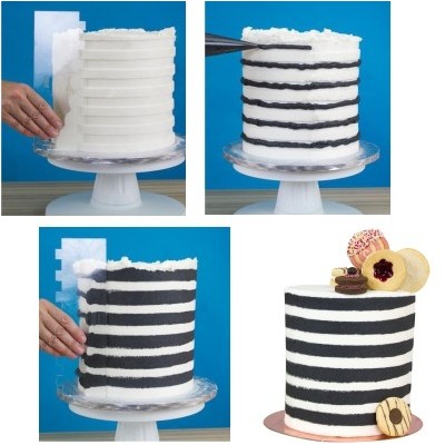 Skrobka do ozdobnych boków tortów 25cm SPW2