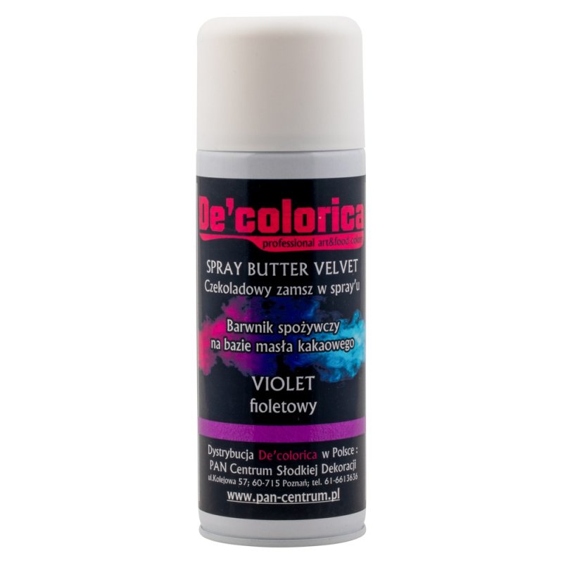 Czekoladowy zamsz w spray'u fioletowy 400ml BVD97