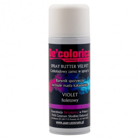 Czekoladowy zamsz w spray'u fioletowy 400ml BVD97