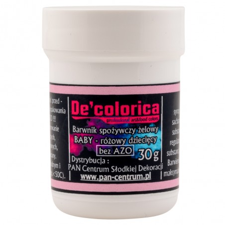 Barwnik żelowy bez AZO - Różowy dziecięcy - 30g - BG100