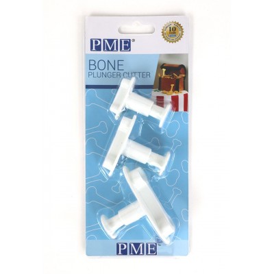 Wyktawaczki plastikowych z tłoczkiem "kości" 3 szt. 30,45,60 mm - ANGWP201