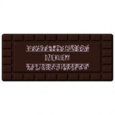 Czekoladowy prezent "DZIĘKUJEMY"- 15szt. tabliczka 157x67mm- CPG1515