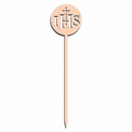 Topper na tort -drewniany- IHS - TOPDR13