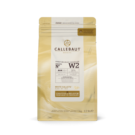 Czekolada biała CALLEBAUT - 1kg - CALLW2