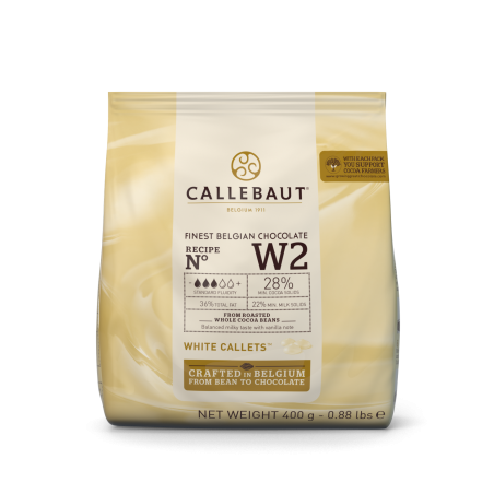 Czekolada biała CALLEBAUT - 400g - CALLW2 400