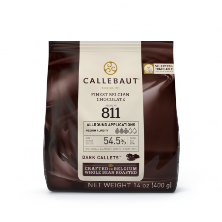 Czekolada ciemna 54,5% CALLEBAUT - 400g - CALL811 400