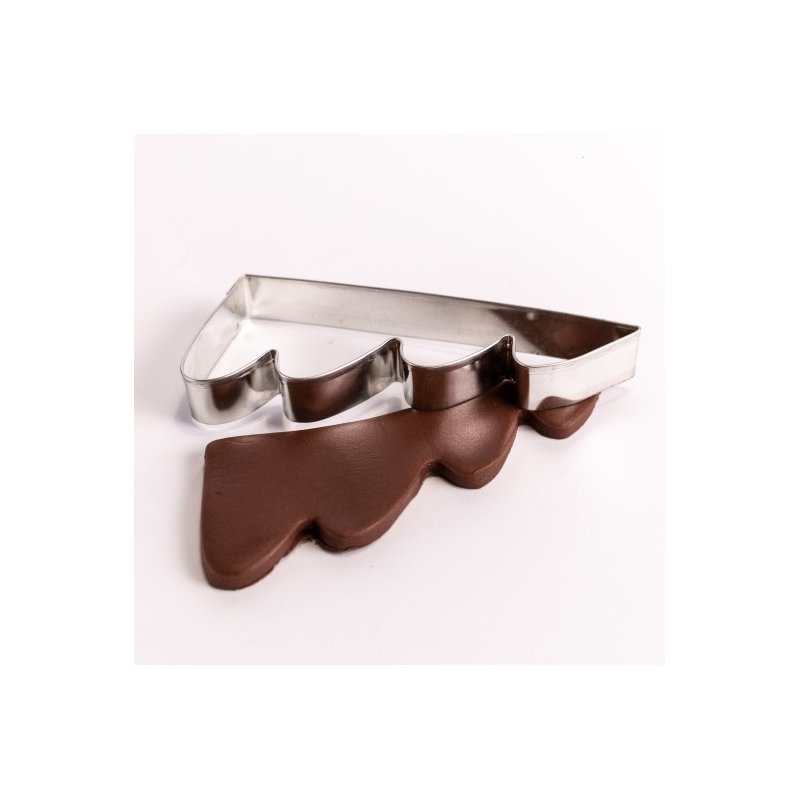 Wykrawaczka metalowa - POŁOWA CHOINKI-110X50mm- WM804