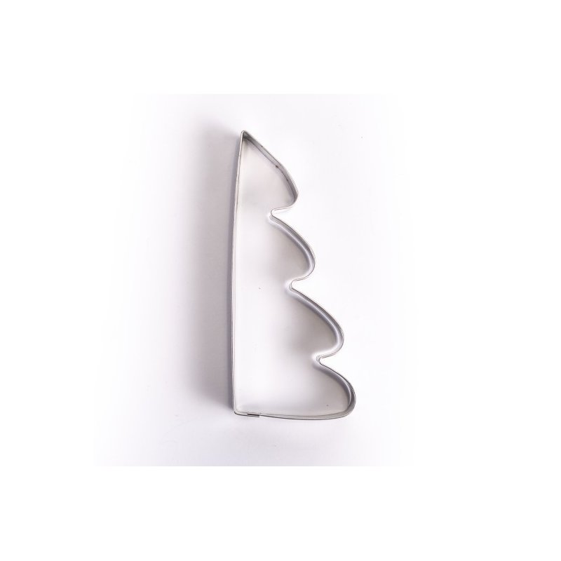 Wykrawaczka metalowa - POŁOWA CHOINKI-110X50mm- WM804