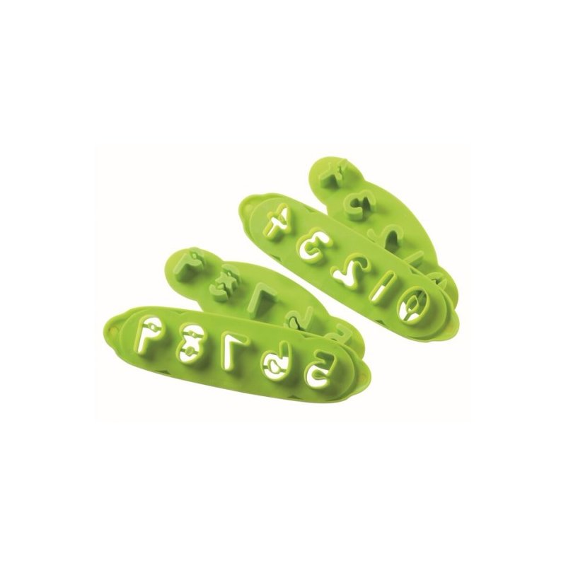 Wykrawaczki plastikowe cyferki rozmiar 35mm ANGWP89