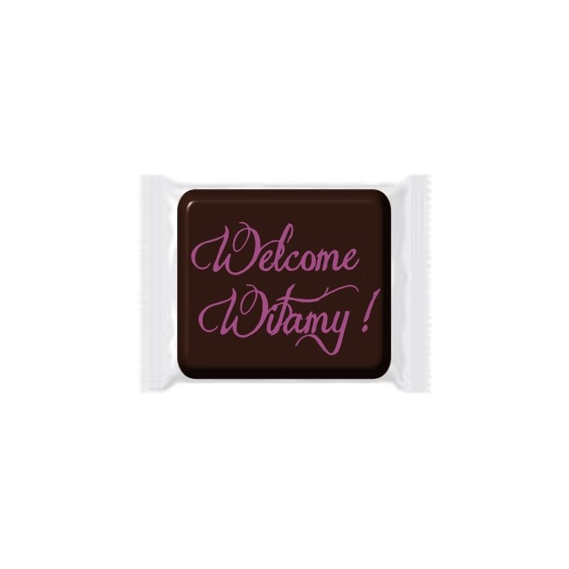 Mini czekoladki''Welcome Witamy!''-40x45mm-70szt.- CPGC5
