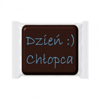 Mini czekoladki''Dzień :) chłopca''-40x45mm-70szt.- CPGC13