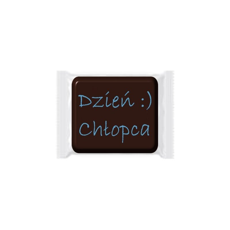 Mini czekoladki''Dzień :) chłopca''-40x45mm-70szt.- CPGC13