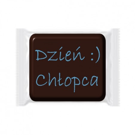 Mini czekoladki''Dzień :) chłopca''-40x45mm-70szt.- CPGC13