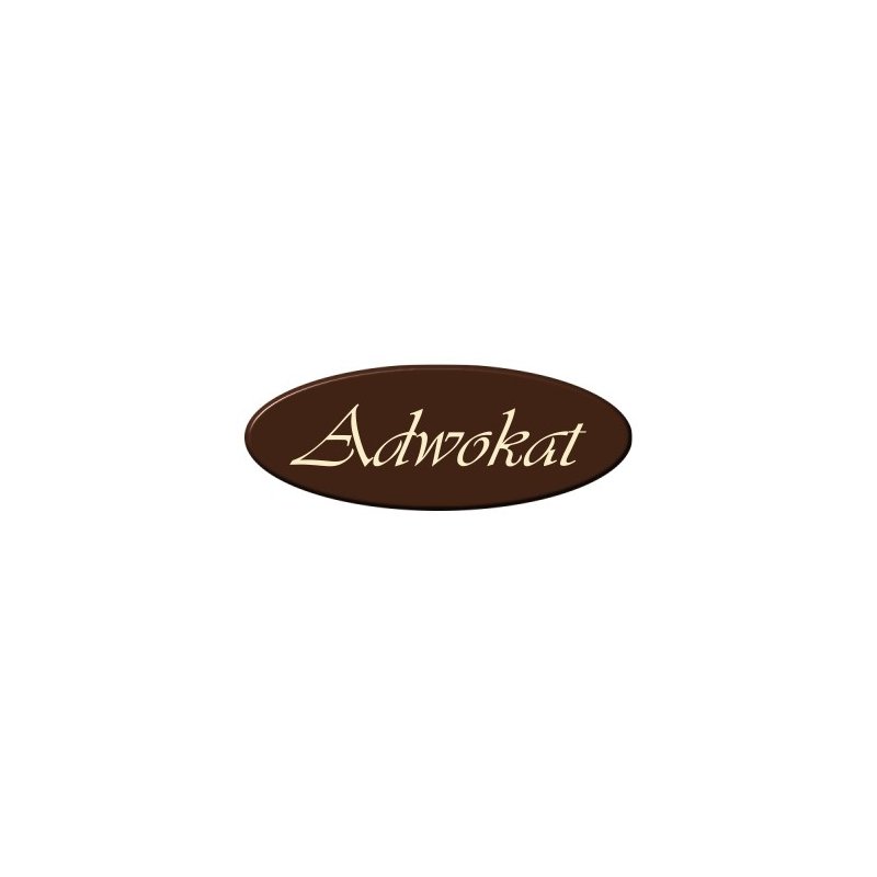 Adwokat - owal 45mm -100 szt. w opk. DCNT