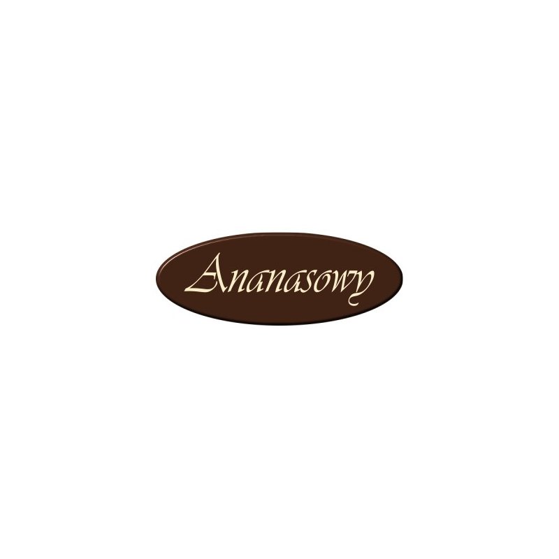 Ananasowy - owal 45 mm - 100 szt. w opk. DCNT