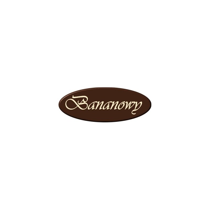 Bananowy - owal 45 mm - 100 szt. w opk. DCNT
