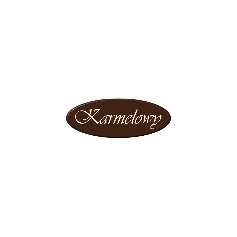 Karmelowy - owal 45 mm - 100 szt. w opk. - DCNT
