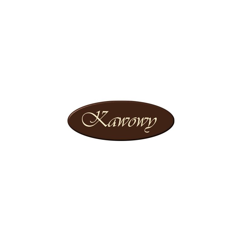 Kawowy - owal 45 mm - 100 szt. w opk. DCNT