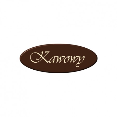 Kawowy - owal 45 mm - 100 szt. w opk. DCNT