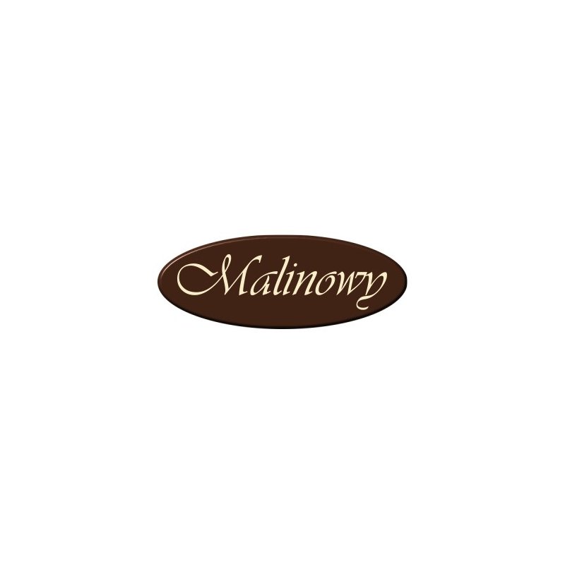 Malinowy - owal 45 mm - 100 szt. w opk. - DCNT