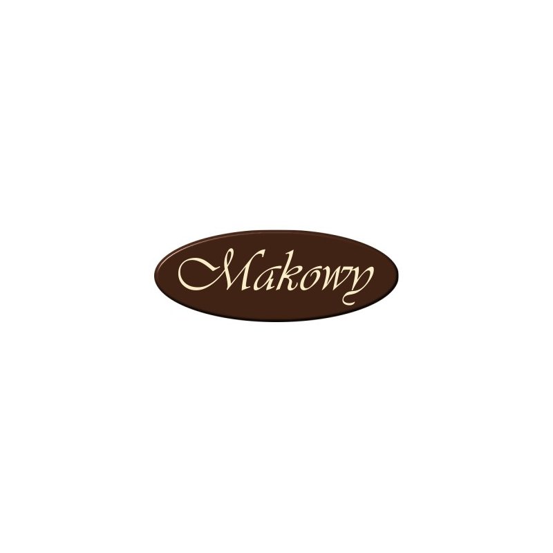 Makowy - owal 45 mm - 100 szt. w opk. DCNT