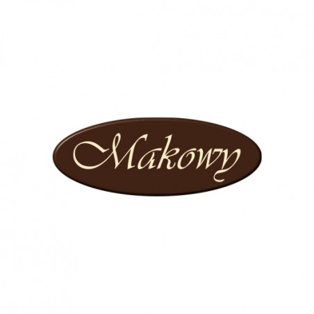Makowy - owal 45 mm - 100 szt. w opk. DCNT