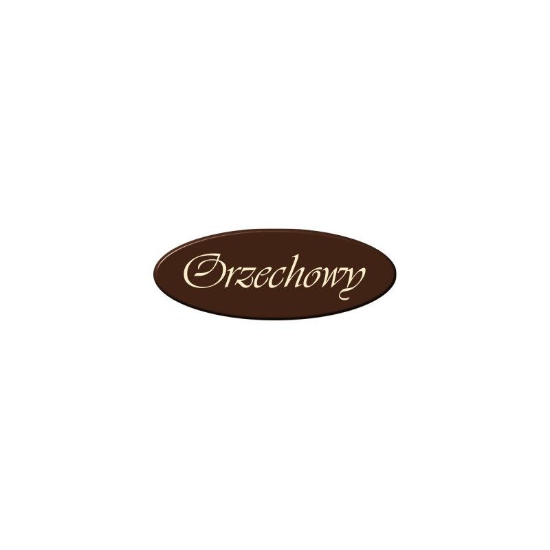 Orzechowy - owal 45 mm - 100 szt. w opk. DCNT