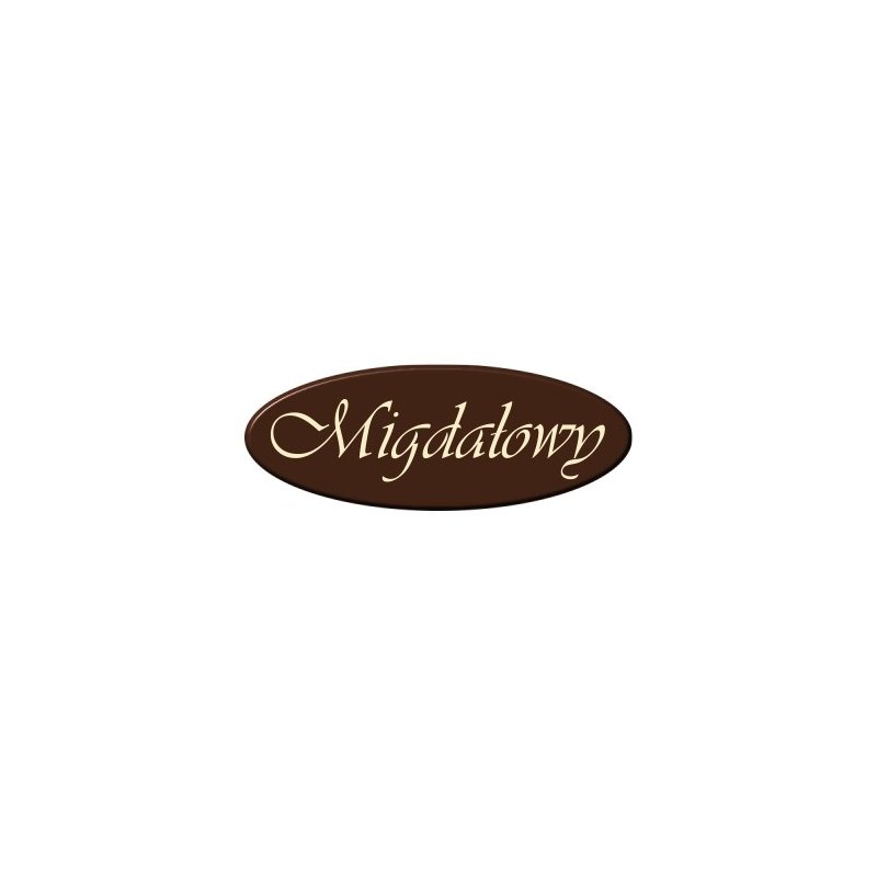 Migdałowy - owal 45 mm - 100 szt. w opk. DCNT