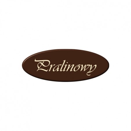 Pralinowy - owal 45mm - 100 szt. w opk. DCNT