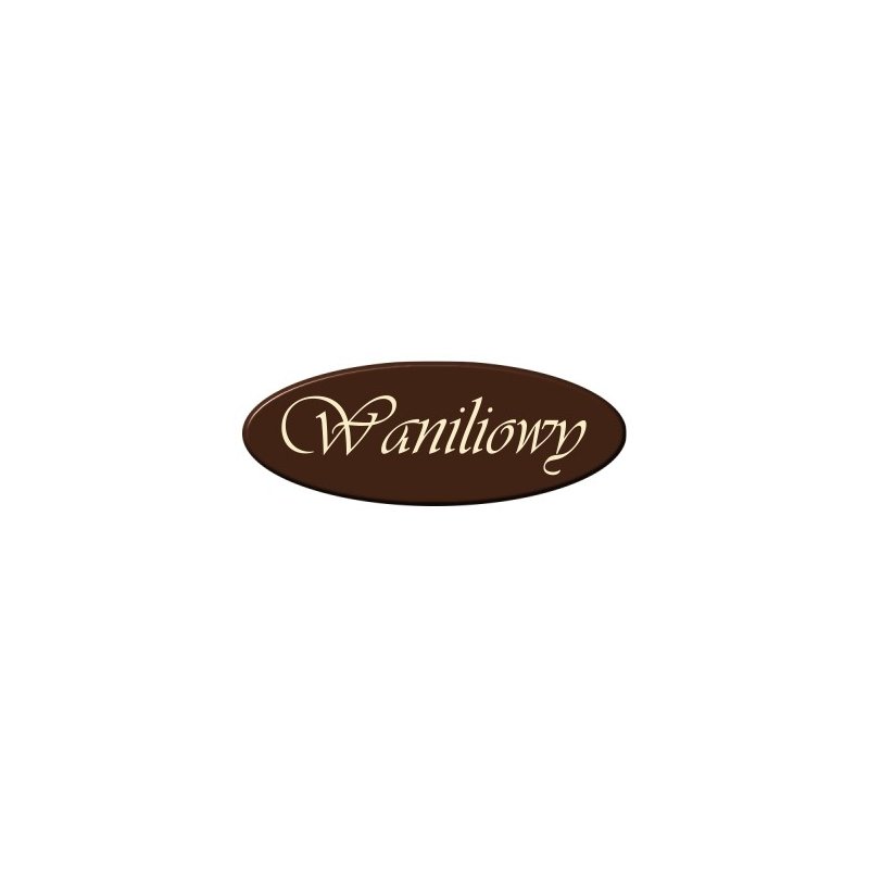 Waniliowy - owal 45 mm - 100 szt. w opk. DCNT