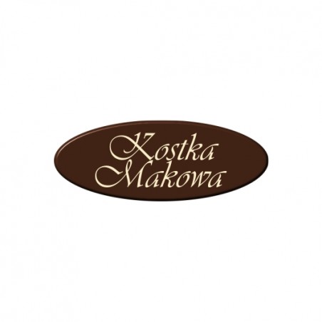 Kostka Makowa - owal 45 mm - 100 szt. w opk. DCNT