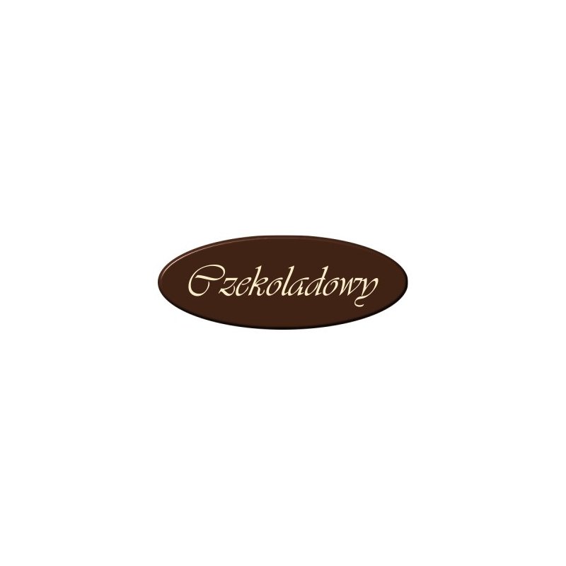 Czekoladowy - owal 45 mm - 100 szt. w opk. DCNT