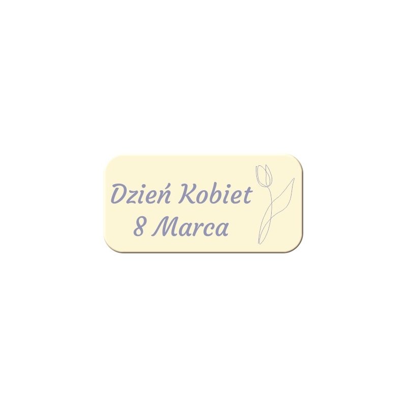 Prostokąt 50x25mm - 80szt. - DCN400B