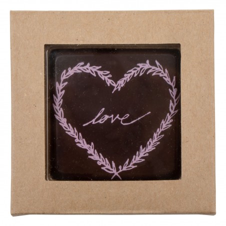 Czekoladowy prezent "LOVE" - 30szt. tabliczka 60x60mm- CPG1416