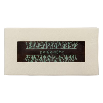 Czekoladowy prezent "DZIĘKUJEMY" - 60 szt. tabliczka 70x25mm- CPG1216