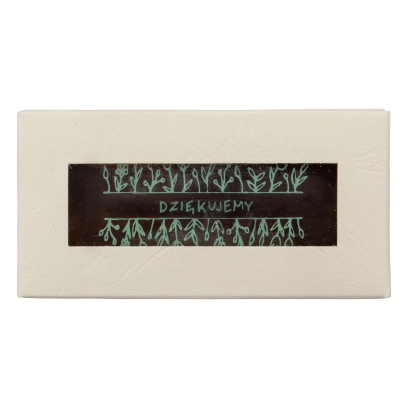 Czekoladowy prezent "DZIĘKUJEMY" - 60 szt. tabliczka 70x25mm- CPG1216