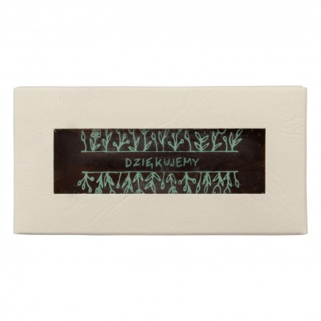 Czekoladowy prezent "DZIĘKUJEMY" - 60 szt. tabliczka 70x25mm- CPG1216