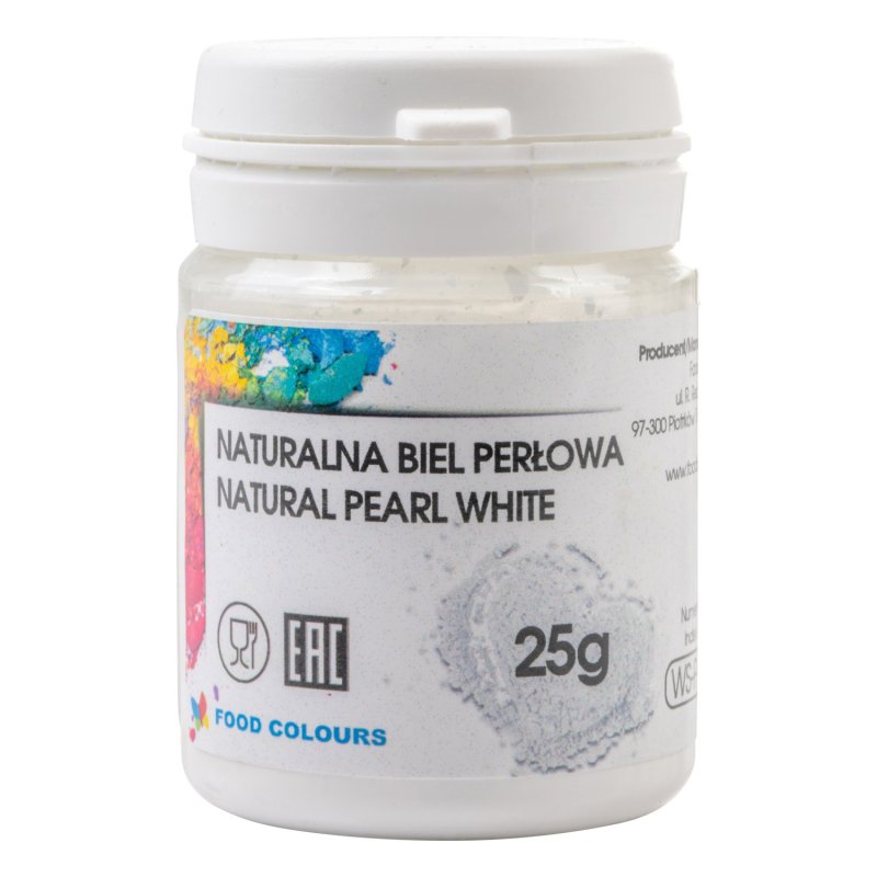 Naturalna biel perłowa - 25 g -WS-P-088