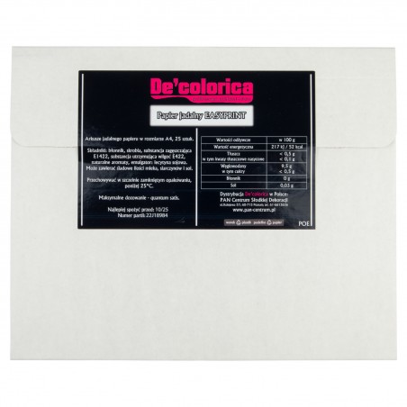 Papier jadalny  - EASYPRINT - 25 szt.- POE2