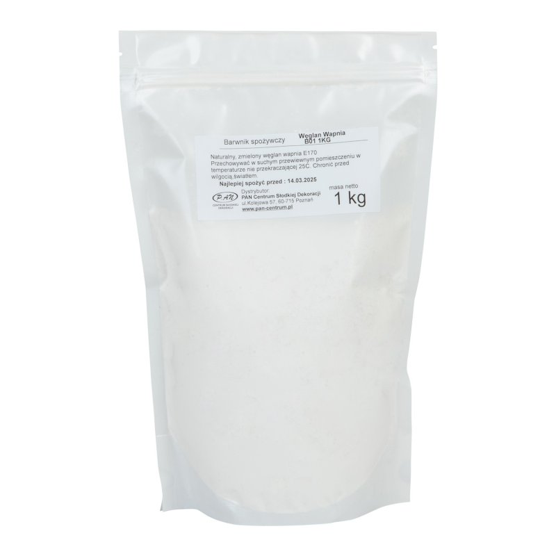 Barwnik-węglan wapnia E170 -1000g-B01 1000g