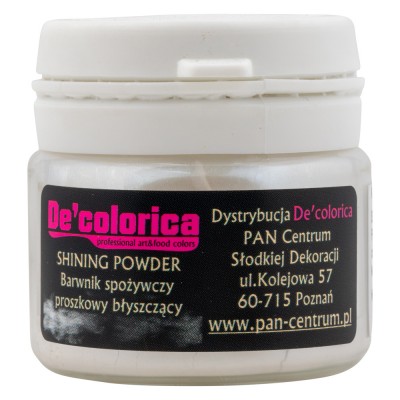 Barwnik pyłowy - srebrny satynowy- 20g - BZM06
