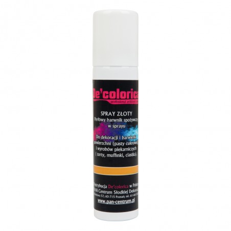 Spray złoty  De'colorica - 100ml - BPZ100