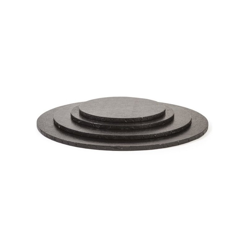 Podkład pod tort angielski czarny 30 cm/1,2 cm-POANGC30