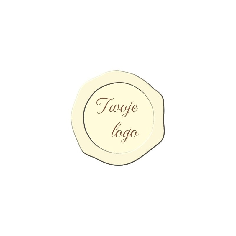 Wizytówki czekoladowe - tłoczona pieczęć duża 3 cm- 400szt.- WCPD3B