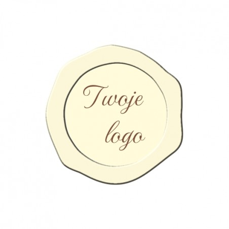 Wizytówki czekoladowe - tłoczona pieczęć duża 3 cm- 400szt.- WCPD3B