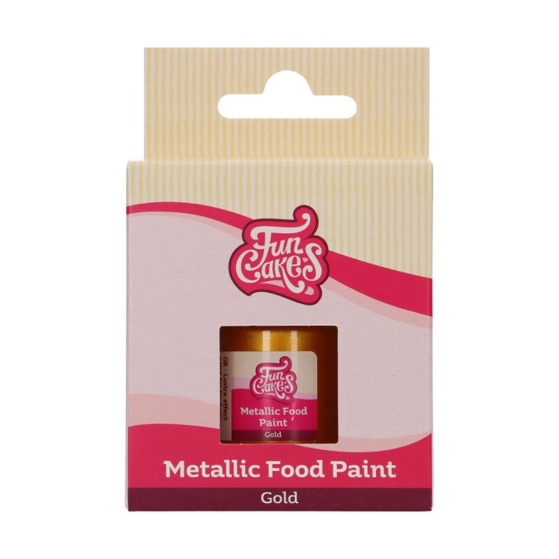 Barwnik metaliczny w paście 30ml - BRM45180- Złoty -gold