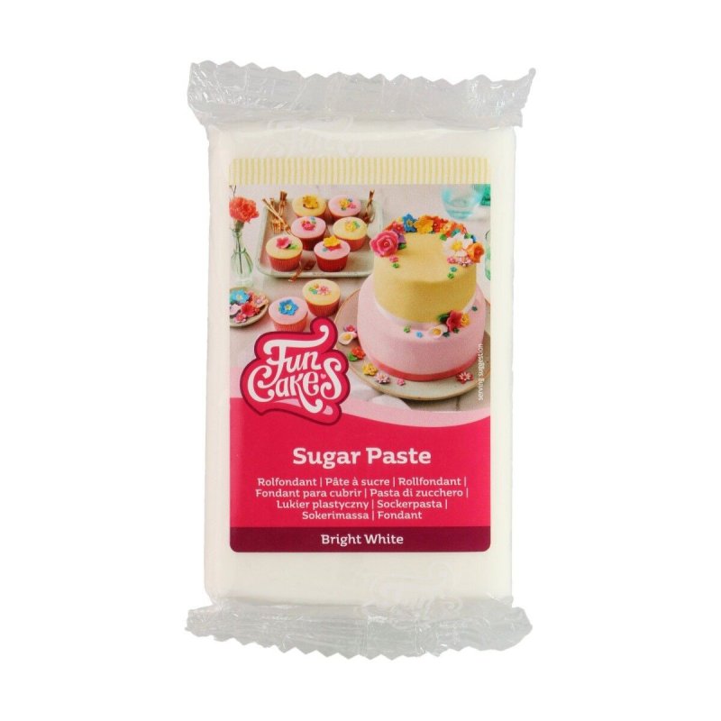 Masa cukrowa FunCakes biała 250g-F20100