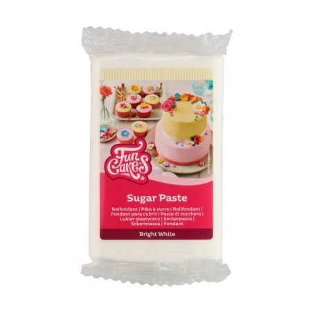 Masa cukrowa FunCakes biała 250g-F20100