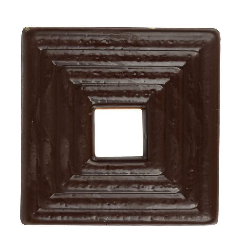 Dekoracje czekoladowe tłoczone CUADRADO 50X50mm - 16szt. - DC200