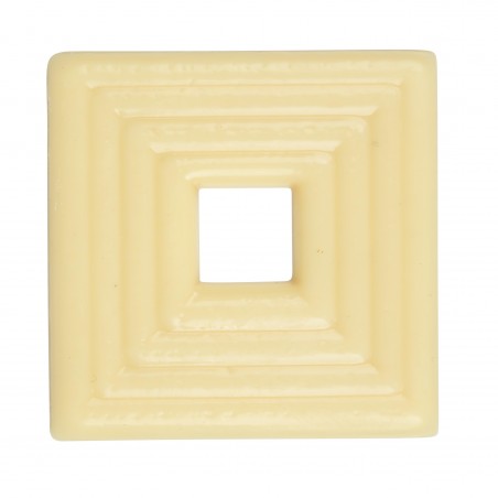 Dekoracje czekoladowe tłoczone CUADRADO 50x50mm - 16szt.  - DC200B